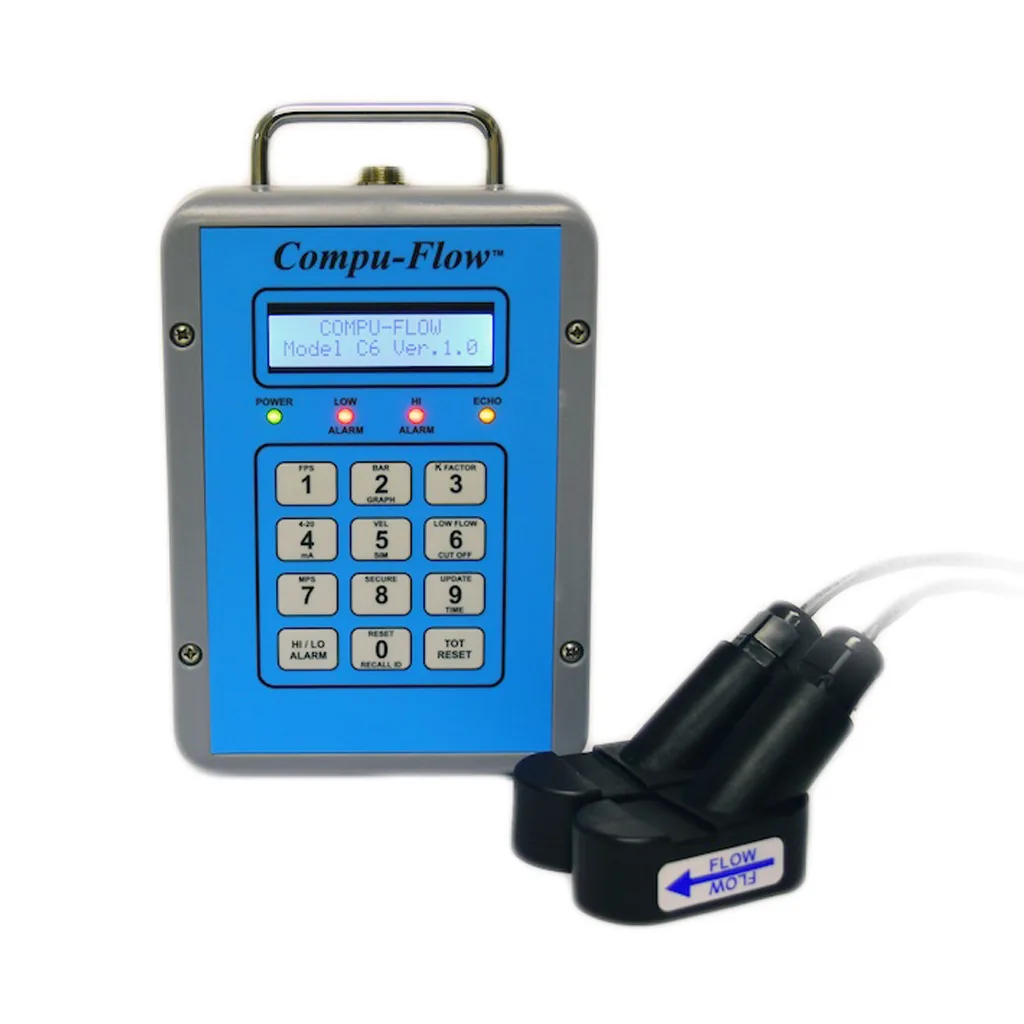 Compu-Flow C6 Fixed Doppler Ultrasonic Flow Meter